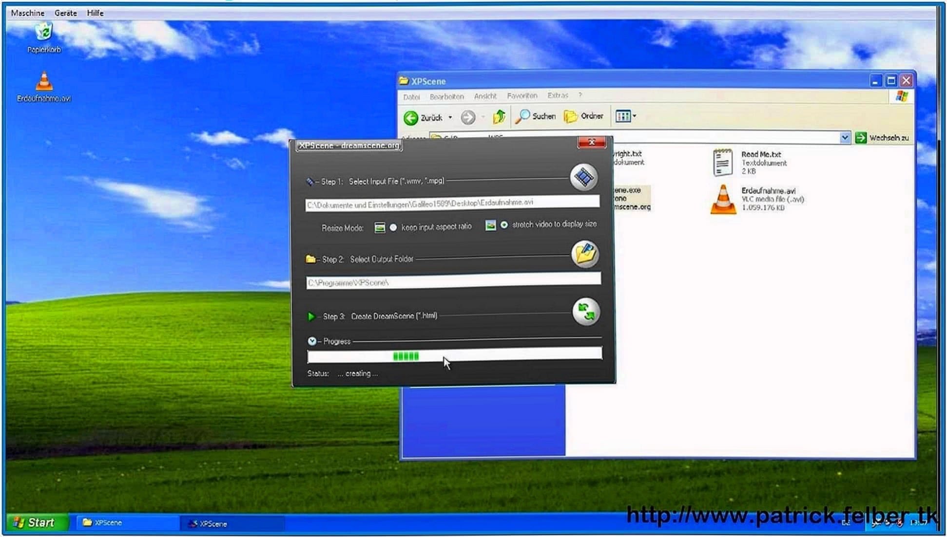 Video Als Screensaver Windows XP
