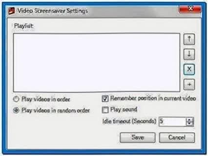 Video as Screensaver Windows 7