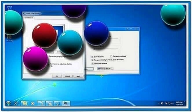 Vista Bubbles Screensaver Windows 7