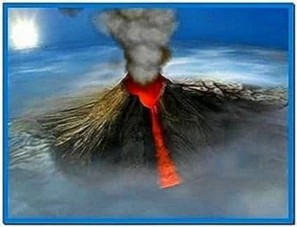 Volcano Screensaver Windows XP