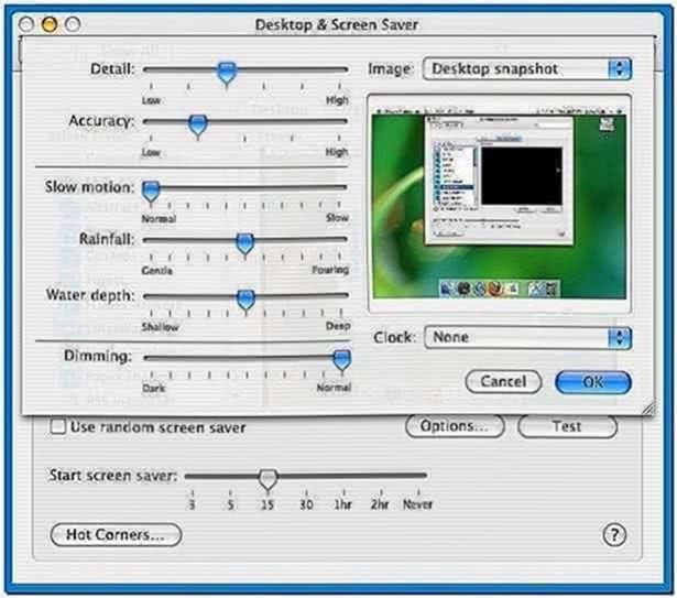 Water Ripple Screensaver Mac