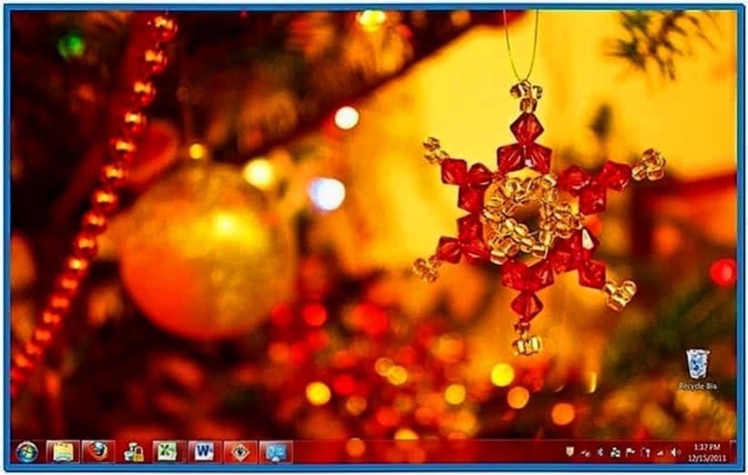 Windows 7 Christmas Lights Screensaver
