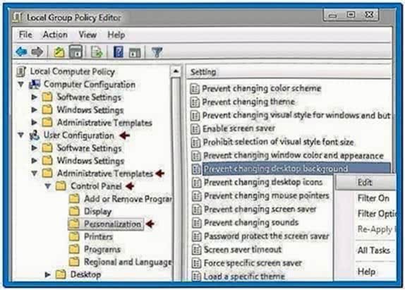 Windows 7 Lock PC Screensaver