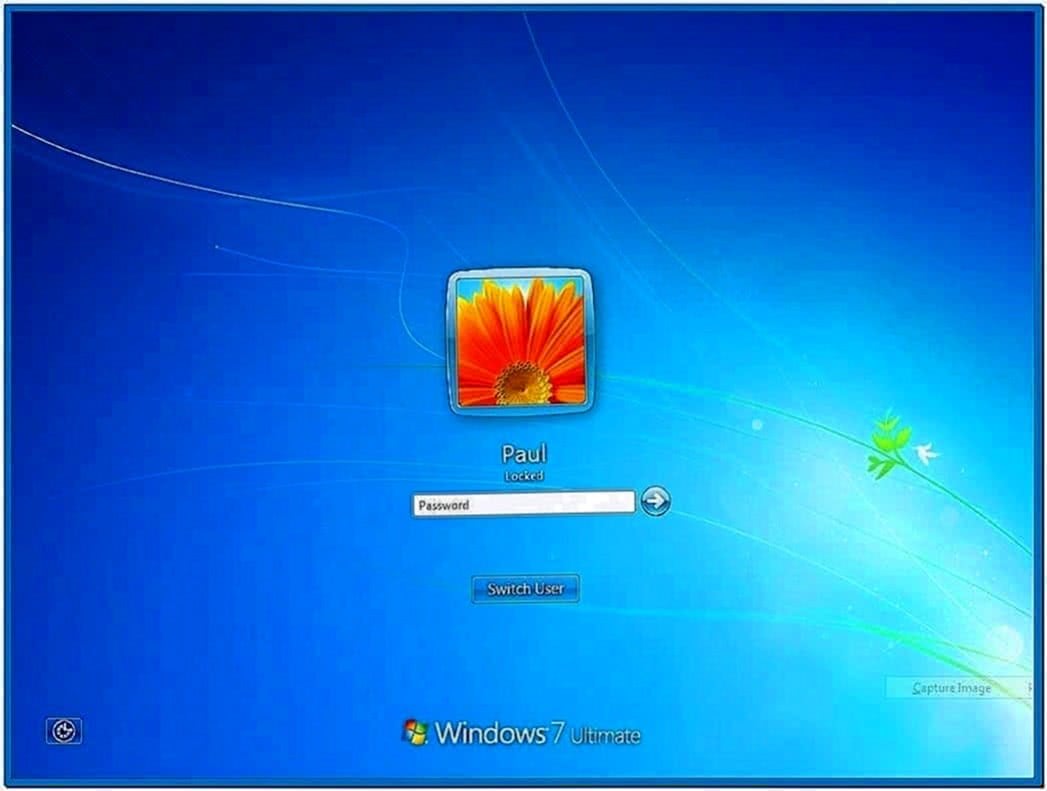 Windows 7 Lock PC Screensaver