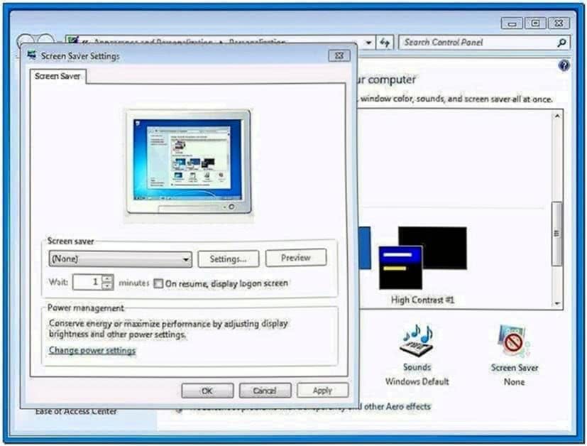 Windows 7 Screensaver Logon Scr