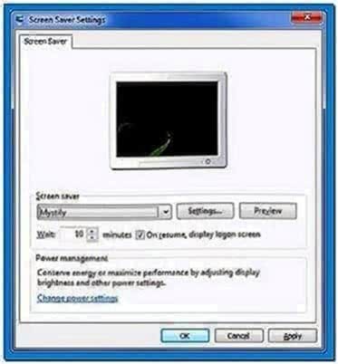 Windows 7 Screensaver Time