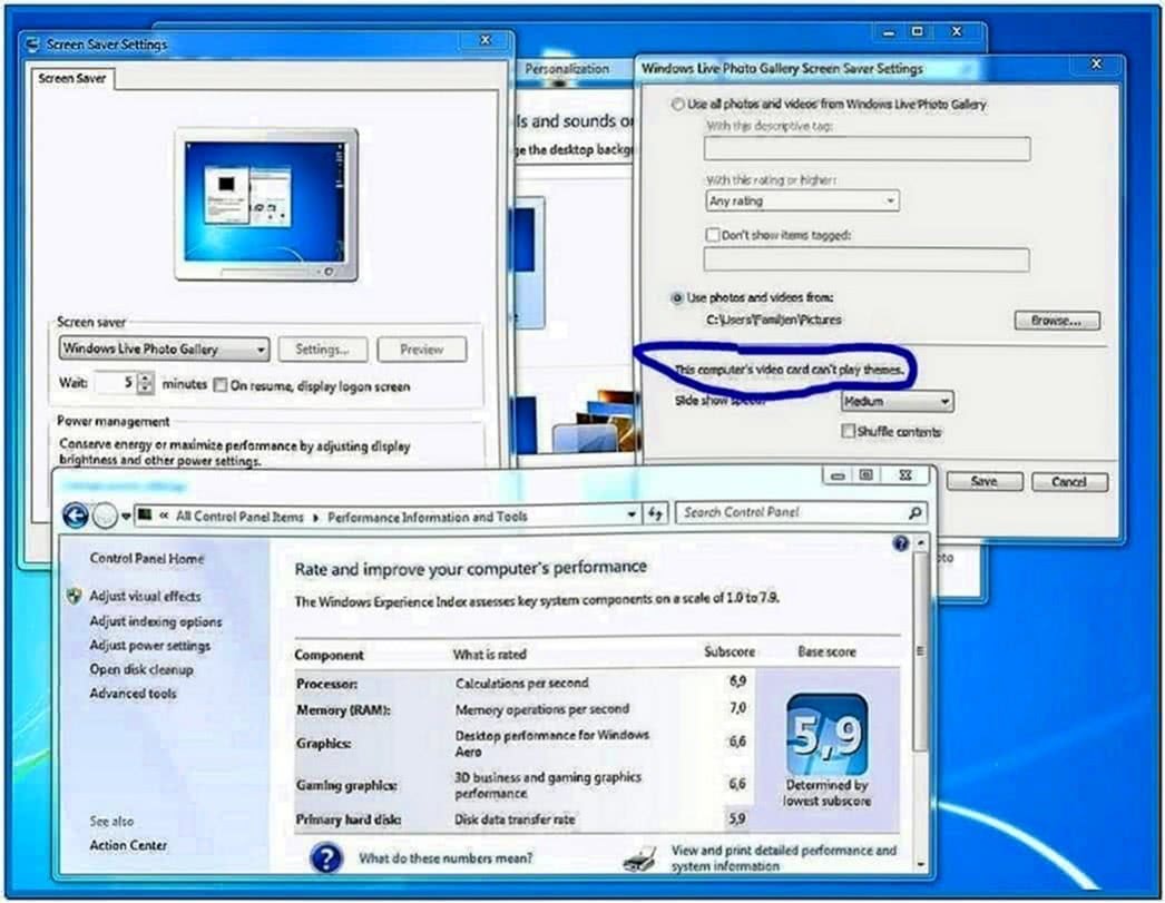 Windows Live Photo Gallery Screensaver Dual Monitor