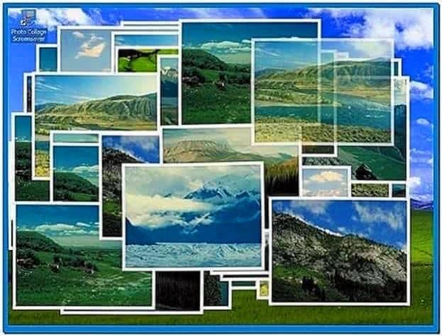 Windows Photo Collage Screensaver