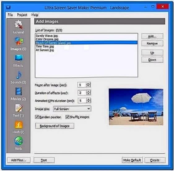 Windows Screensaver Creator Freeware