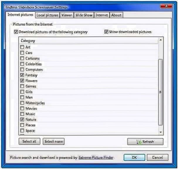 Windows Screensaver Slideshow Vista