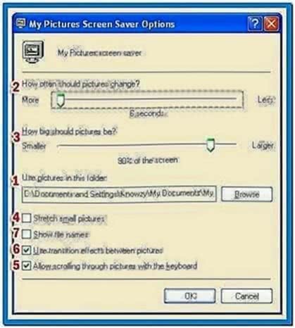 Windows XP My Pictures Slideshow Screensaver