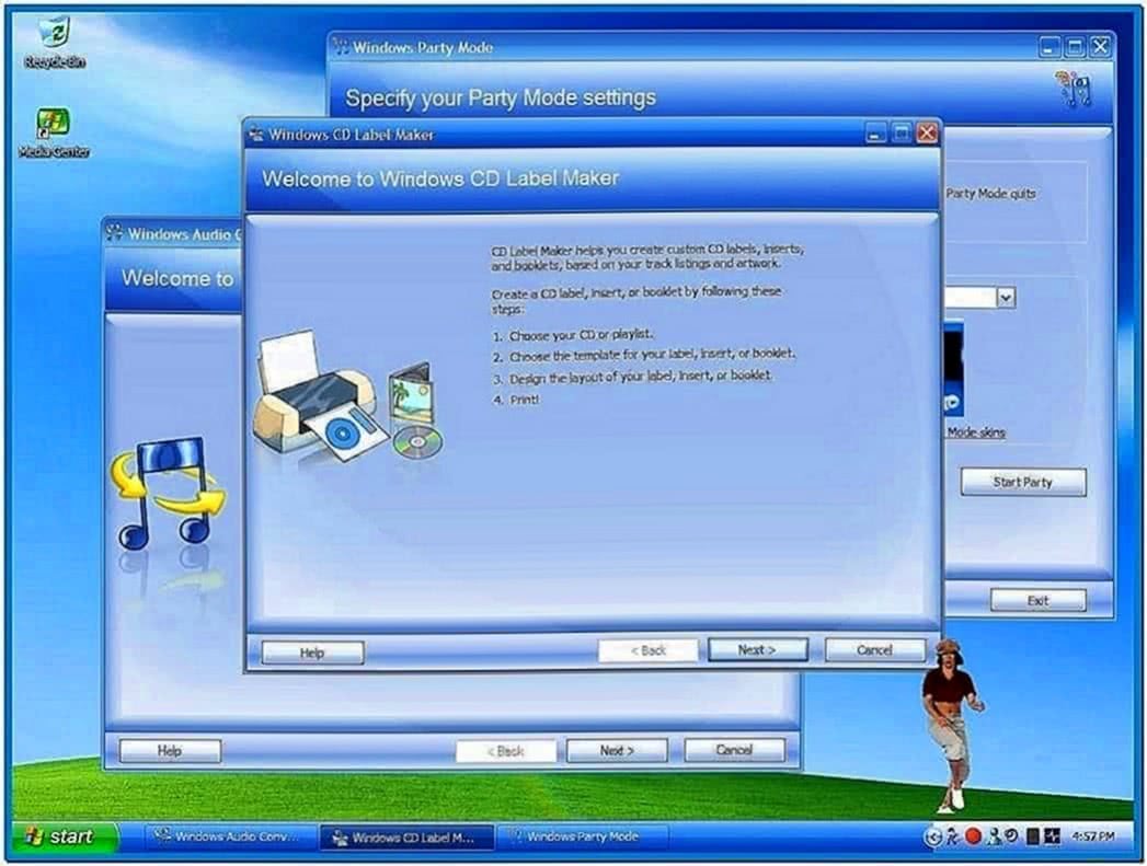 Windows XP Plus Aquarium Screensaver