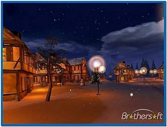 Winter Town 3D Screensaver 1.0