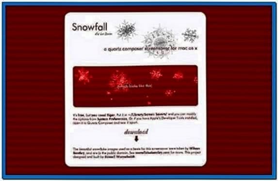 Winter Wonderland Screensaver Mac