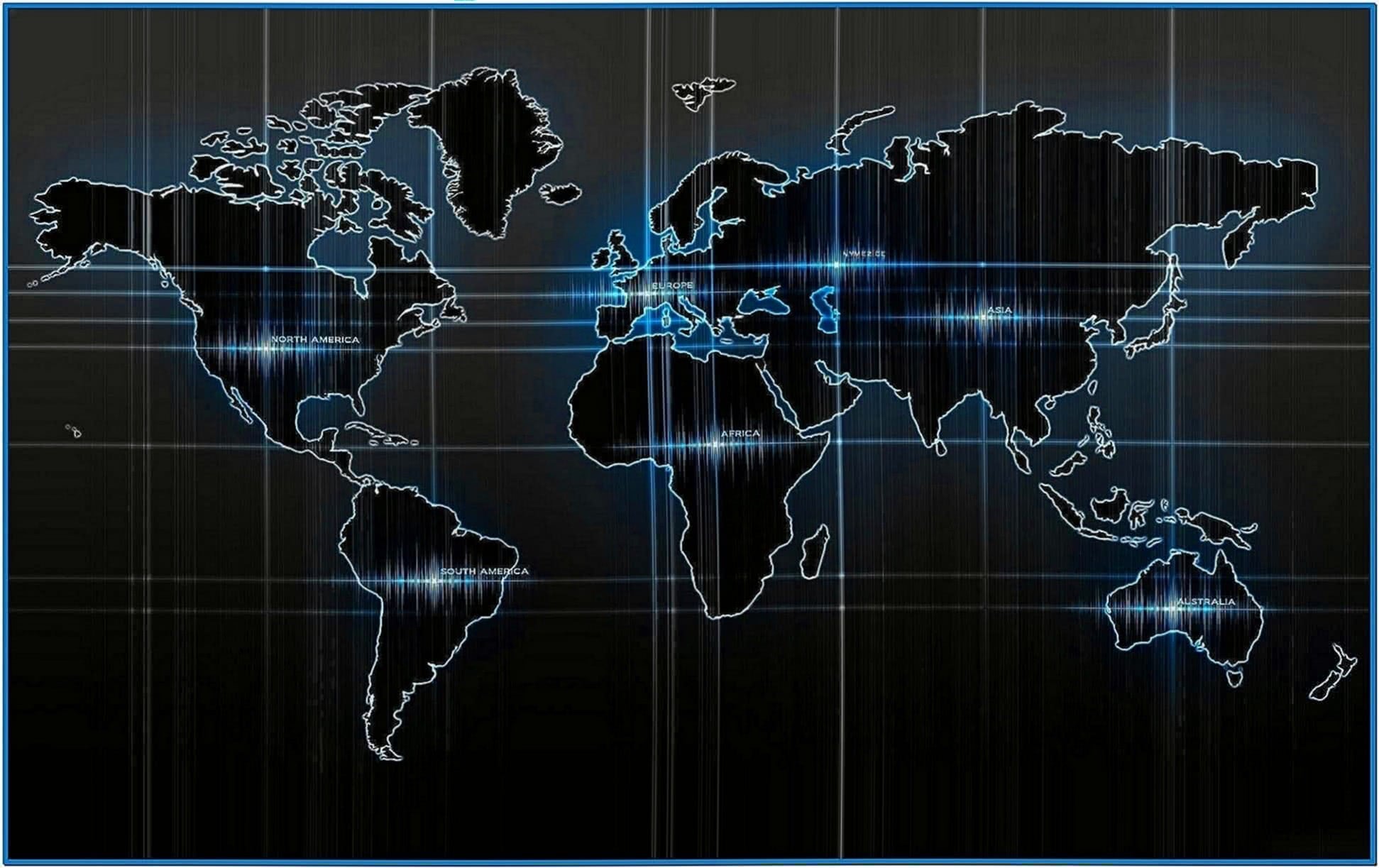 World Maps Screensaver