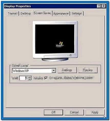 XP Screensaver Lock